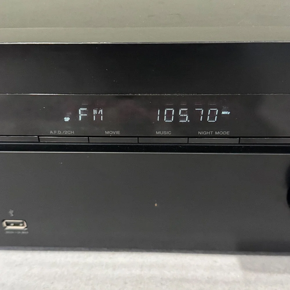 Sony STR-DH550 AV Receiver Home Theater Black 5.2 Channel 4K HDMI Hi-Res Audio